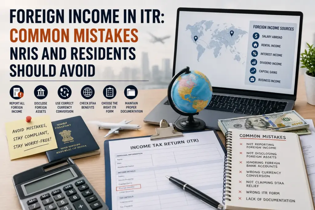 foreign income in itr common mistakes nris and residents should avoid